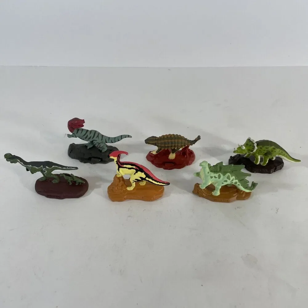 Jurassic Park Lot Of 6 Die-Cast Metal Dinosaurs 1993 Kenner Vintage Toys 90s